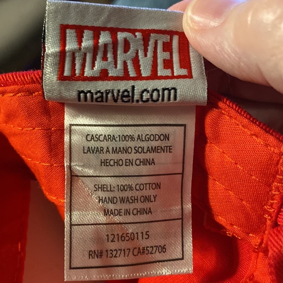 Men’s Marvel 100% Cotton Honor Baseball Hat - Picture 2 of 3